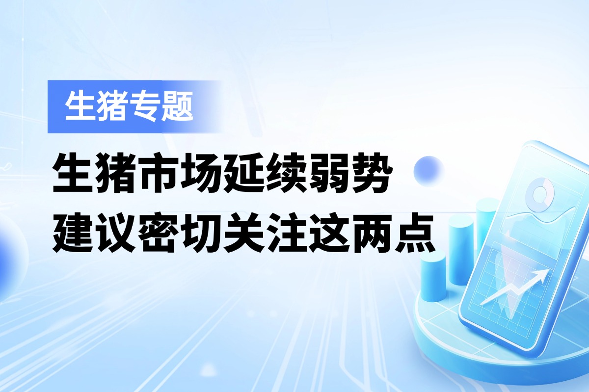 生猪市场延续弱势，建议密切关注这两点